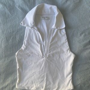 Babaton cropped Polo tank